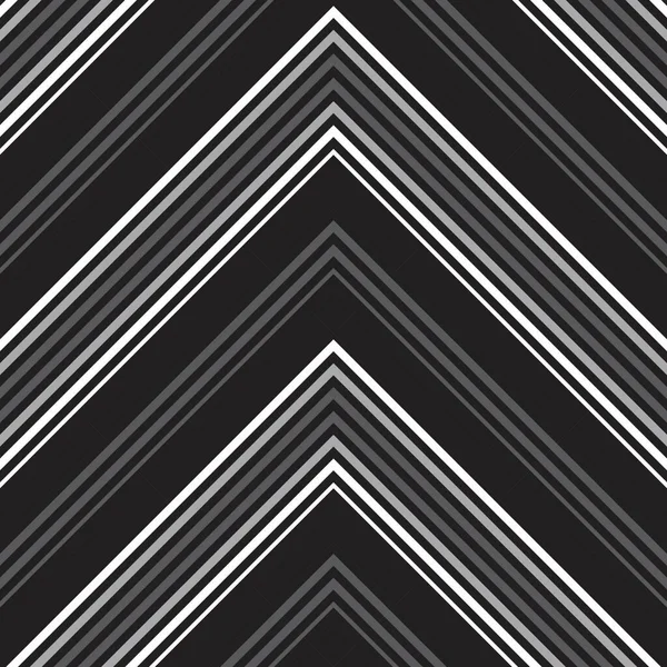 Chevron Noir Blanc Diagonale Rayé Fond Motif Sans Couture Adapté — Image vectorielle