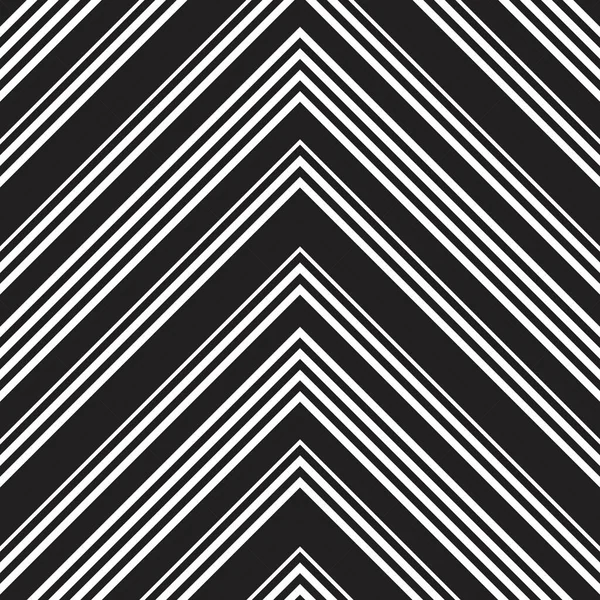 Черно Белый Шеврон Диагональ Полосатый Бесшовный Фон Узор Подходит Моды — стоковый вектор