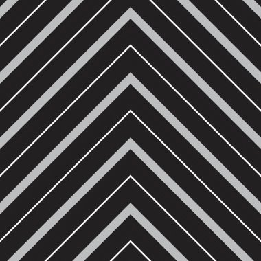 Siyah ve beyaz Chevron köşegen çizgili desensiz arka plan moda tekstil ve grafikleri için uygun.