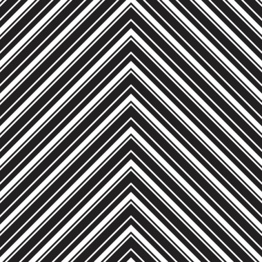 Siyah ve beyaz Chevron köşegen çizgili desensiz arka plan moda tekstil ve grafikleri için uygun.