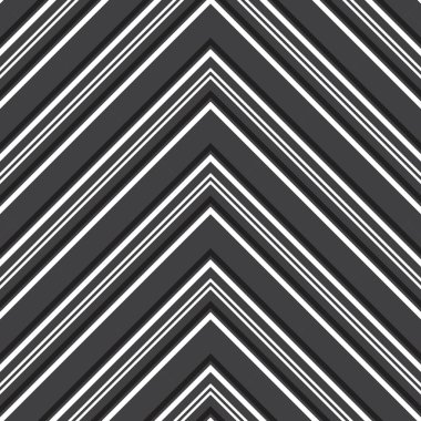 Siyah ve beyaz Chevron köşegen çizgili desensiz arka plan moda tekstil ve grafikleri için uygun.