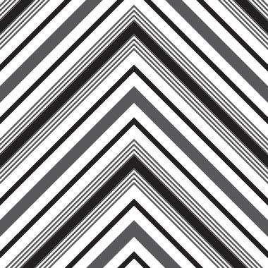 Siyah ve beyaz Chevron köşegen çizgili desensiz arka plan moda tekstil ve grafikleri için uygun.