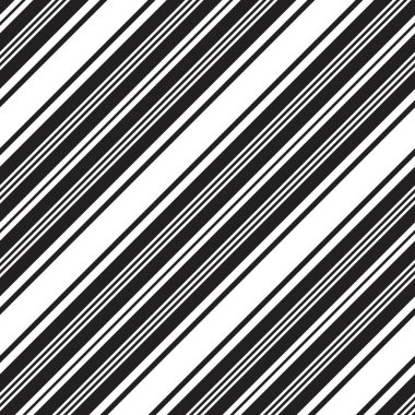 Moda tekstili ve grafikleri için uygun siyah ve beyaz köşegen çizgili düz desenli arkaplan