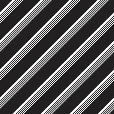 Moda tekstili ve grafikleri için uygun siyah ve beyaz köşegen çizgili düz desenli arkaplan