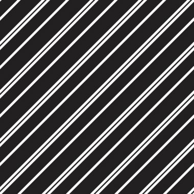 Moda tekstili ve grafikleri için uygun siyah ve beyaz köşegen çizgili düz desenli arkaplan
