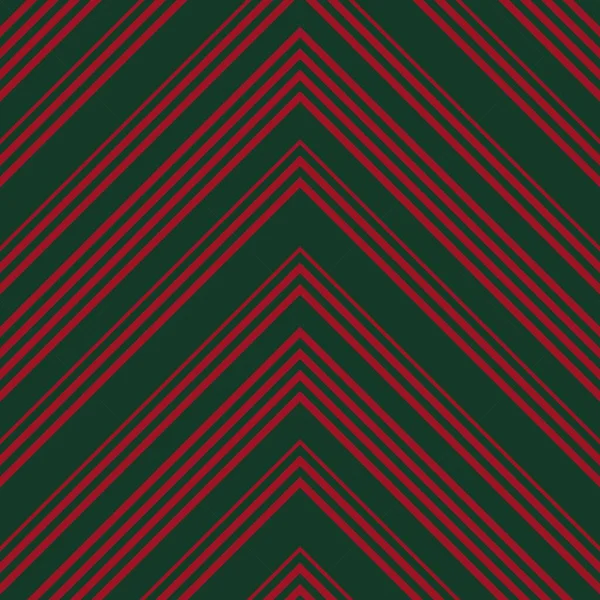 Navidad Chevron Diagonal Rayas Sin Costuras Patrón Fondo Adecuado Para — Vector de stock