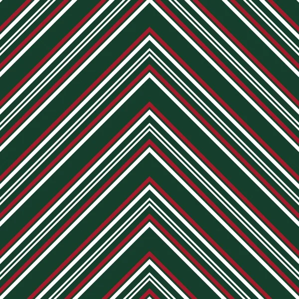 Weihnachten Chevron Diagonal Gestreifte Nahtlose Muster Hintergrund Geeignet Für Modetextilien — Stockvektor