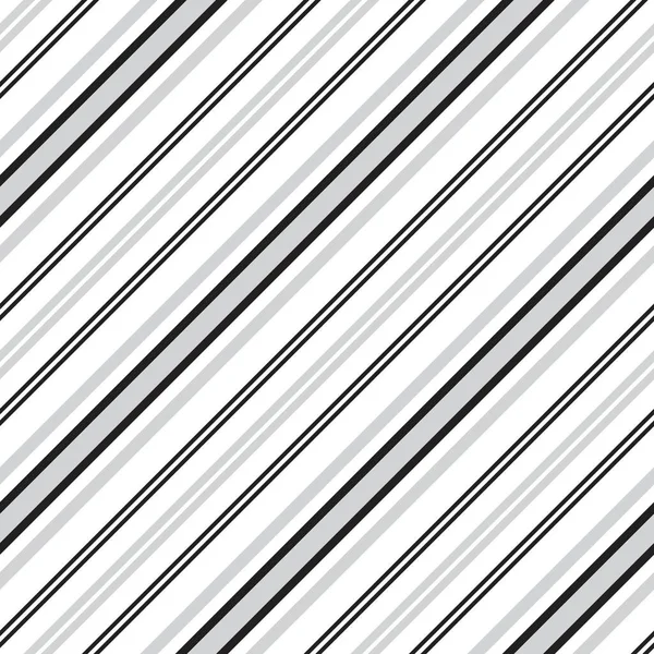Schwarz Weißer Diagonal Gestreifter Nahtloser Musterhintergrund Für Modetextilien Grafiken — Stockvektor