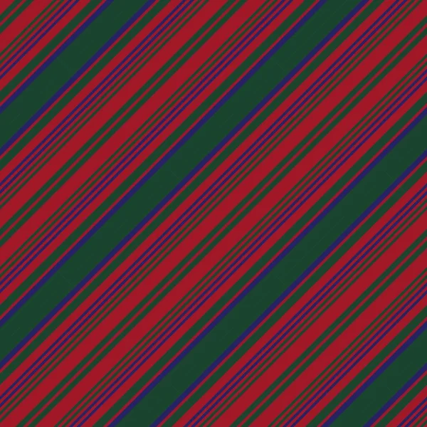 Navidad Diagonal Rayas Sin Costura Patrón Fondo Adecuado Para Textiles — Vector de stock