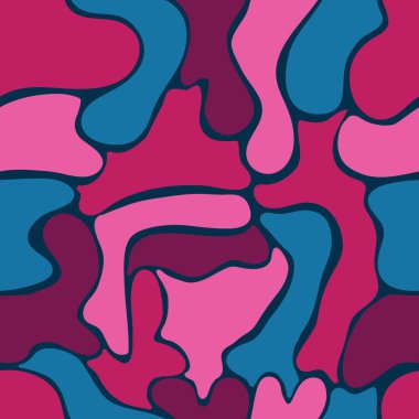 soyut bir bubbles vektör seamless modeli