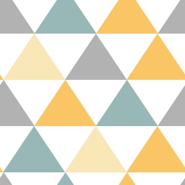 Modern Soyut geometrik üçgen vektör dikişsiz desen tasarımı