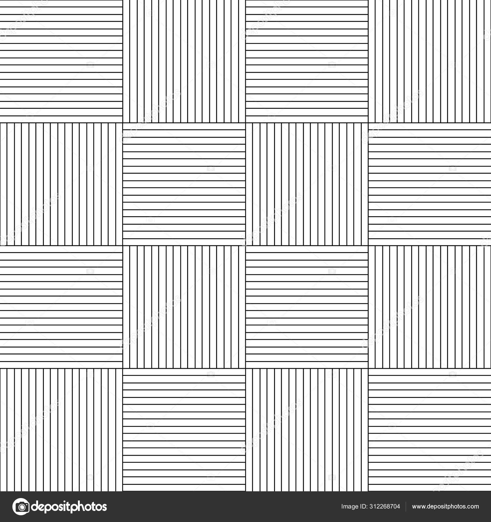 Modern Geometric Basketweave Block Texture Seamless Vector Pattern Vector Image By C Shelleyaw Vector Stock