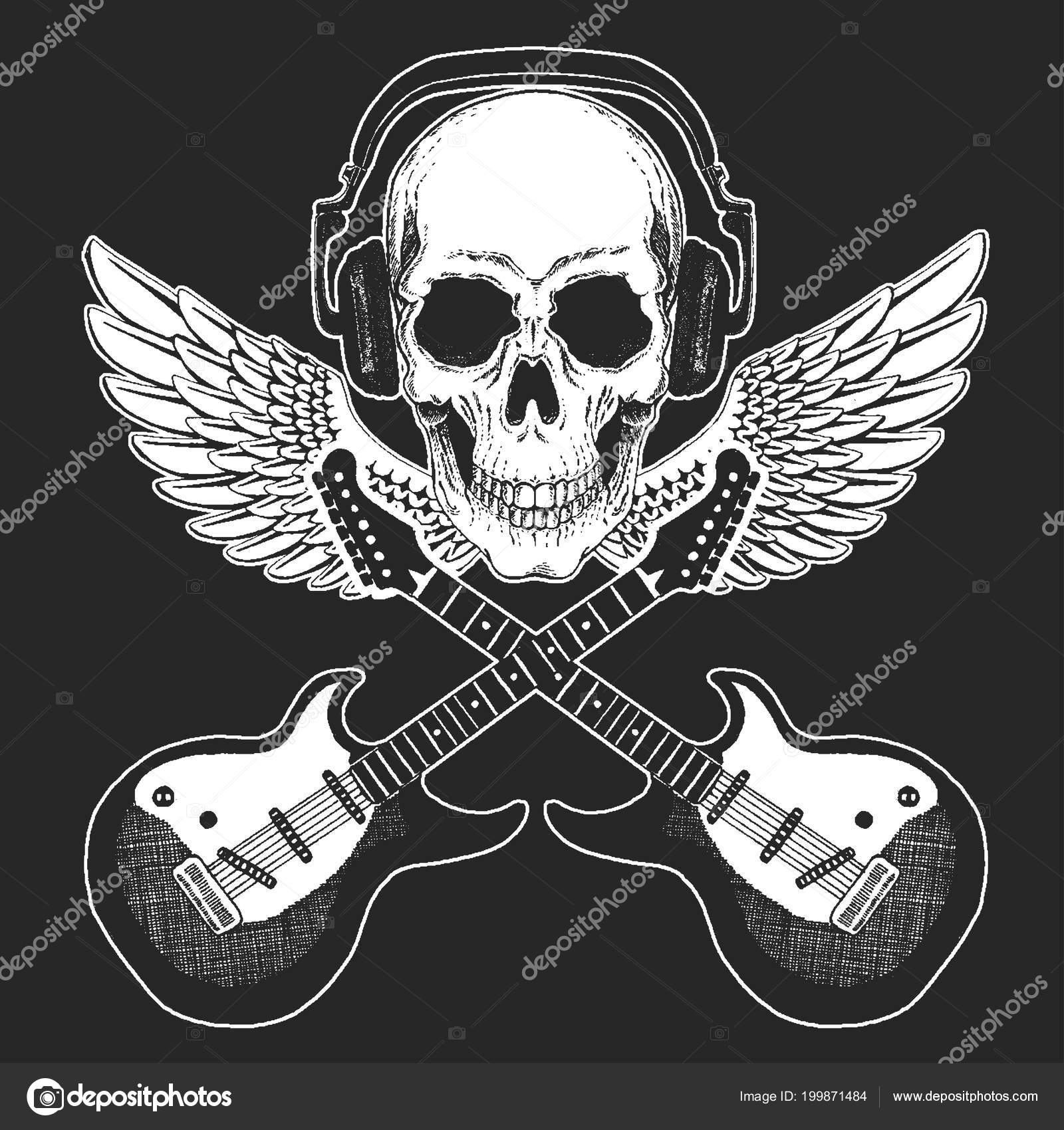 Imagenes De Calaveras Rockeras