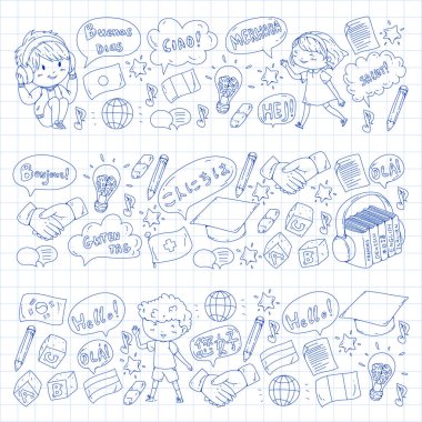 Dil Okulu yetişkin, çocuklar için. Çocuk kursları. İngilizce, İtalyanca, İspanyolca, Japonca, Çince, Arapça, Almanca. Oyun ve eğitim