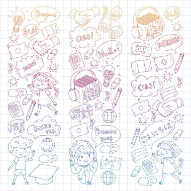 Dil Okulu yetişkin, çocuklar için. Çocuk kursları. İngilizce, İtalyanca, İspanyolca, Japonca, Çince, Arapça, Almanca. Oyun ve eğitim