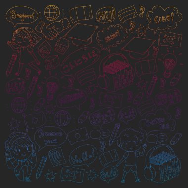 Dil Okulu yetişkin, çocuklar için. Çocuk kursları. İngilizce, İtalyanca, İspanyolca, Japonca, Çince, Arapça, Almanca. Oyun ve eğitim