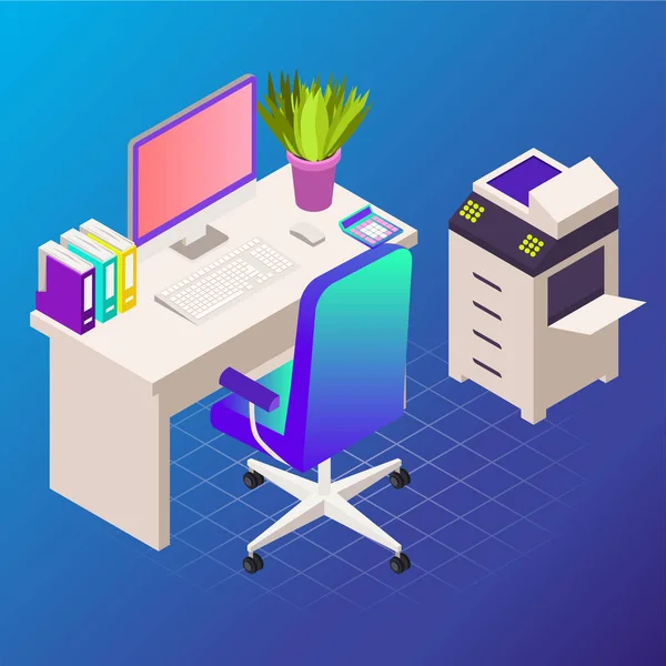 Office vektör Illustration. İş ikonları/simgeleri. İnsanlar arasında iletişim. Şirket için iş — Stok Vektör