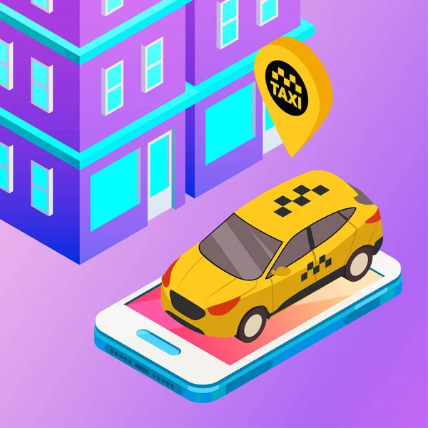 Samochód Taxi Wektorowego Ikona Transportu Symbol Transportu Projekt Transparent Ruchu — Wektor stockowy