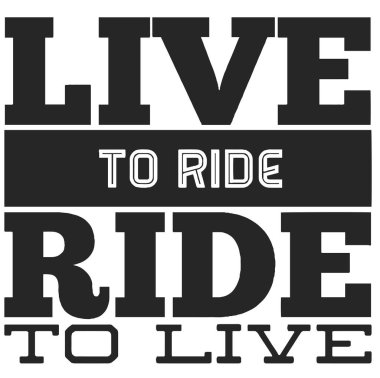 Binmek için yaşıyorum. T-shirt için havalı motorcu alıntı. Motosiklet baskı, afiş, poster.