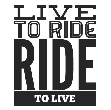 Binmek için yaşıyorum. T-shirt için havalı motorcu alıntı. Motosiklet baskı, afiş, poster.