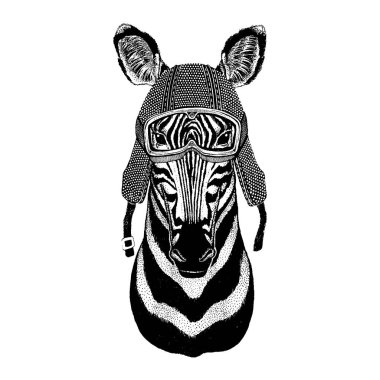 Hayvan motorycle kask giyiyor. Görüntü Anaokulu Çocuk Giyim, çocuklar için. T-shirt, dövme, amblem, rozet, logo yama