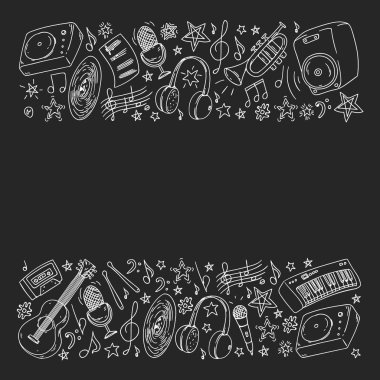 Çocuklar müzik çalın. Müzik eğitimi, tiyatro, okul.