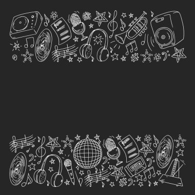 Çocuklar müzik çalın. Müzik eğitimi, tiyatro, okul.