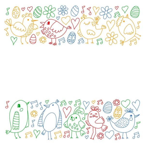 cute stamps, weather fantasy clouds sun moon rainbow rain umbrella cartoon, Stock vector