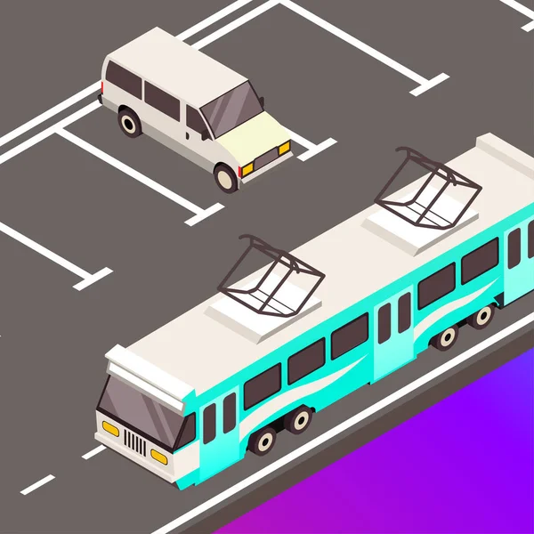 Ilustración Transportación Vectorial Iconos Transporte Diseño Viaje Imagen Aislada Del — Vector de stock