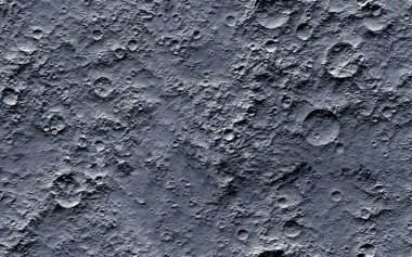 Ay yüzeyinin dokusuna yakın çekim