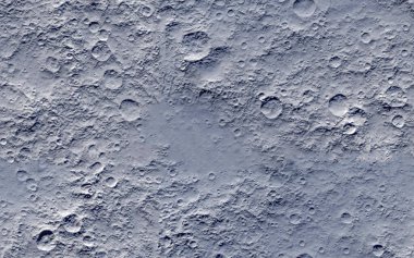Ay yüzeyinin dokusuna yakın çekim