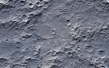 Ay yüzeyinin dokusuna yakın çekim