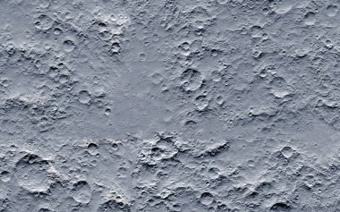 Ay yüzeyinin dokusuna yakın çekim