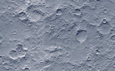 Ay yüzeyinin dokusuna yakın çekim