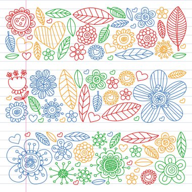 Çiçek vektör deseni. Düğün tasarımı için arkaplan, boyama sayfası, kitap.