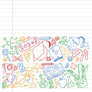 Okul gereçlerine dönelim. İnternette okul, e-öğrenme, internet eğitimi. Üniversite, üniversite.