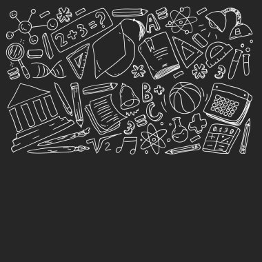 Okul gereçlerine dönelim. İnternette okul, e-öğrenme, internet eğitimi. Üniversite, üniversite.