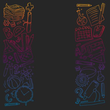 Okul gereçlerine dönelim. İnternette okul, e-öğrenme, internet eğitimi. Üniversite, üniversite.