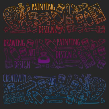 Yaratıcılık ve hayal gücü. Tasarım koleji. Çevrimiçi eğitim, internet okulu.