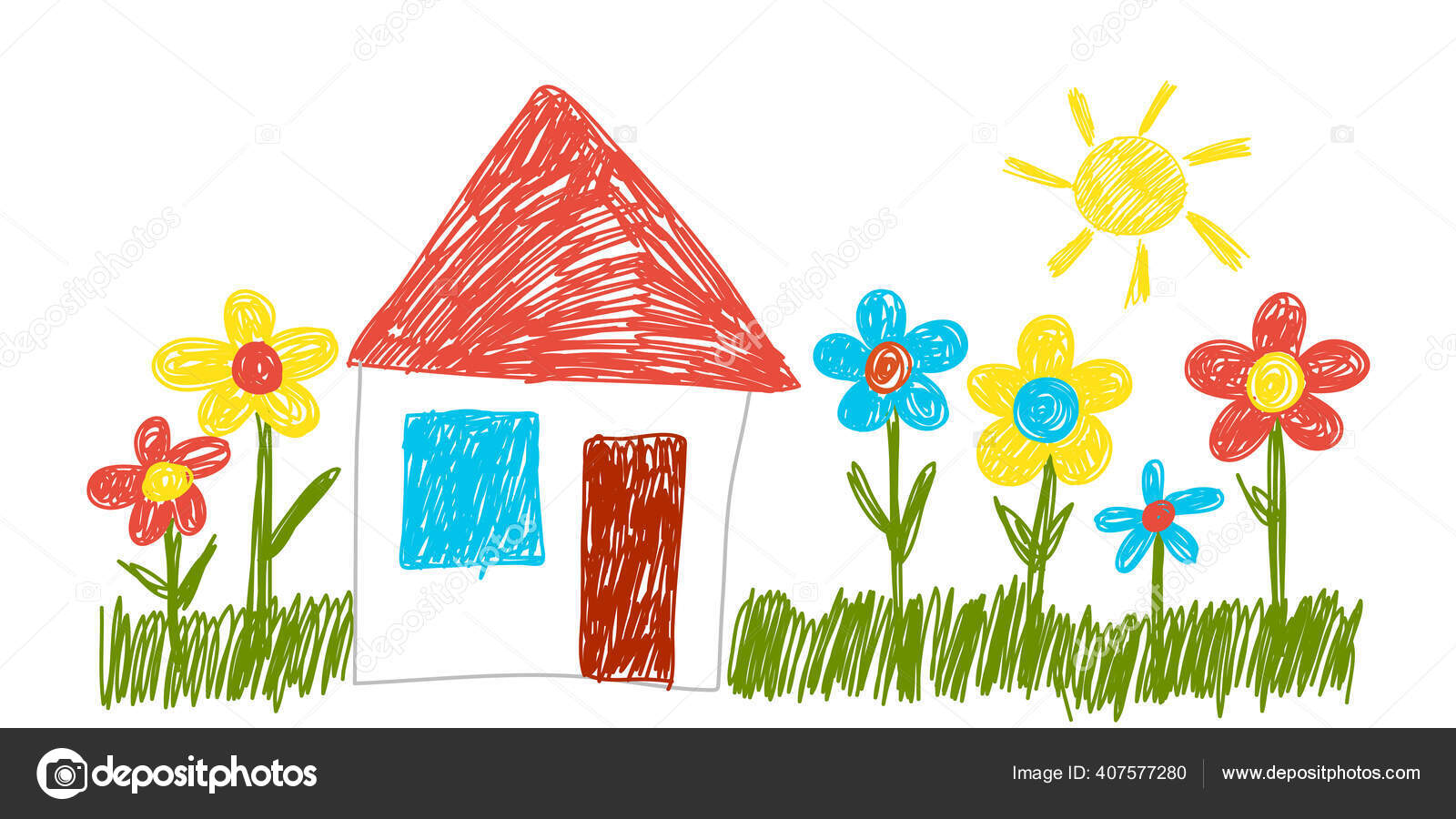 House Drawing | How To Draw House | Smart Kids Art - YouTube-saigonsouth.com.vn