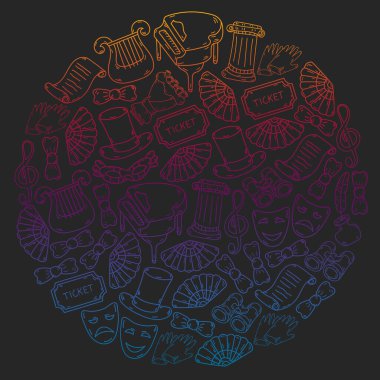 Performans, küçük çocuklarla tiyatro. Masal sahnelerindeki anaokulu çocukları. Kırmızı Başlıklı Kız 'ı oynayan genç oyuncular.