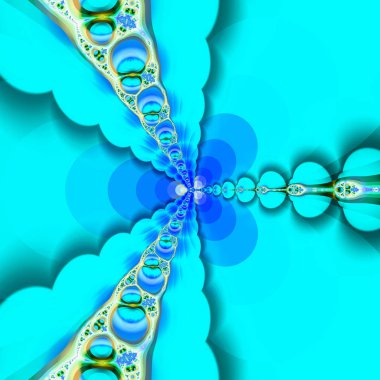 yaratıcı sanat, tasarım ve eğlence için 3D oluşturulan bilgisayar fraktal resimler