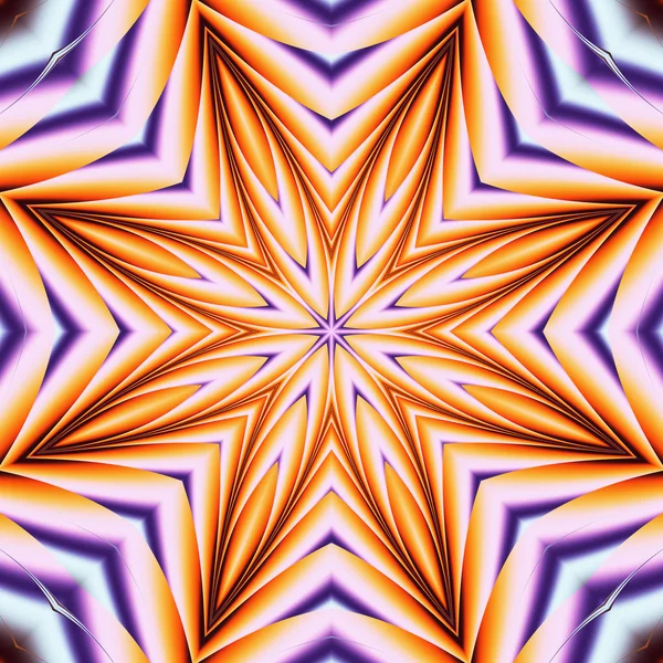 Fundal abstract de artă fractală în geometria spațiului ilustrativ . — Fotografie, imagine de stoc