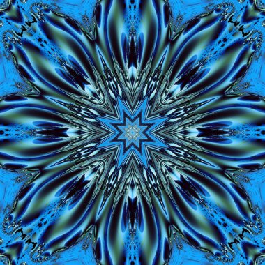 Soyut fantezi süs deseni.