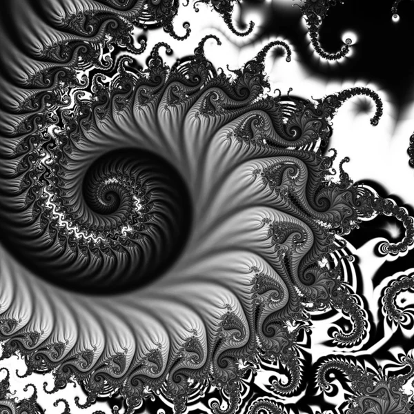 Black and White fractal.