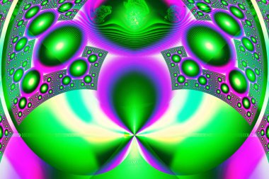 Soyut fantezi süs deseni.