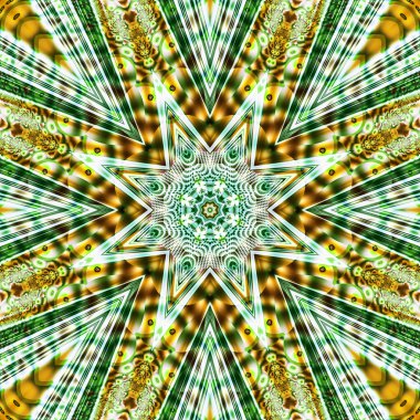 Soyut fantezi süs deseni.