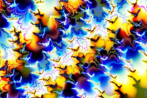 Fractal est un motif sans fin.Fractales sont infiniment complexes — Photo