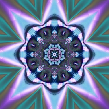 Soyut fantezi süs deseni.