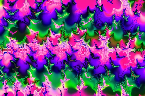 Fond fractal abstrait 3D . — Photo